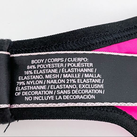 Victoria’s Secret Garter Belt XS/S Pink Black - Picture 8 of 11